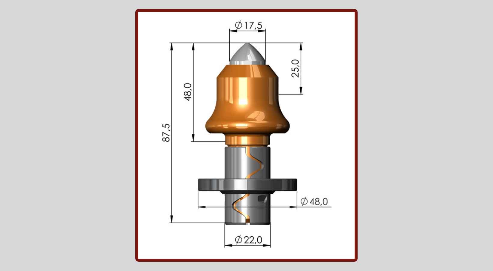 MasterGrade™ picks for eco cutter drums and cold recycling