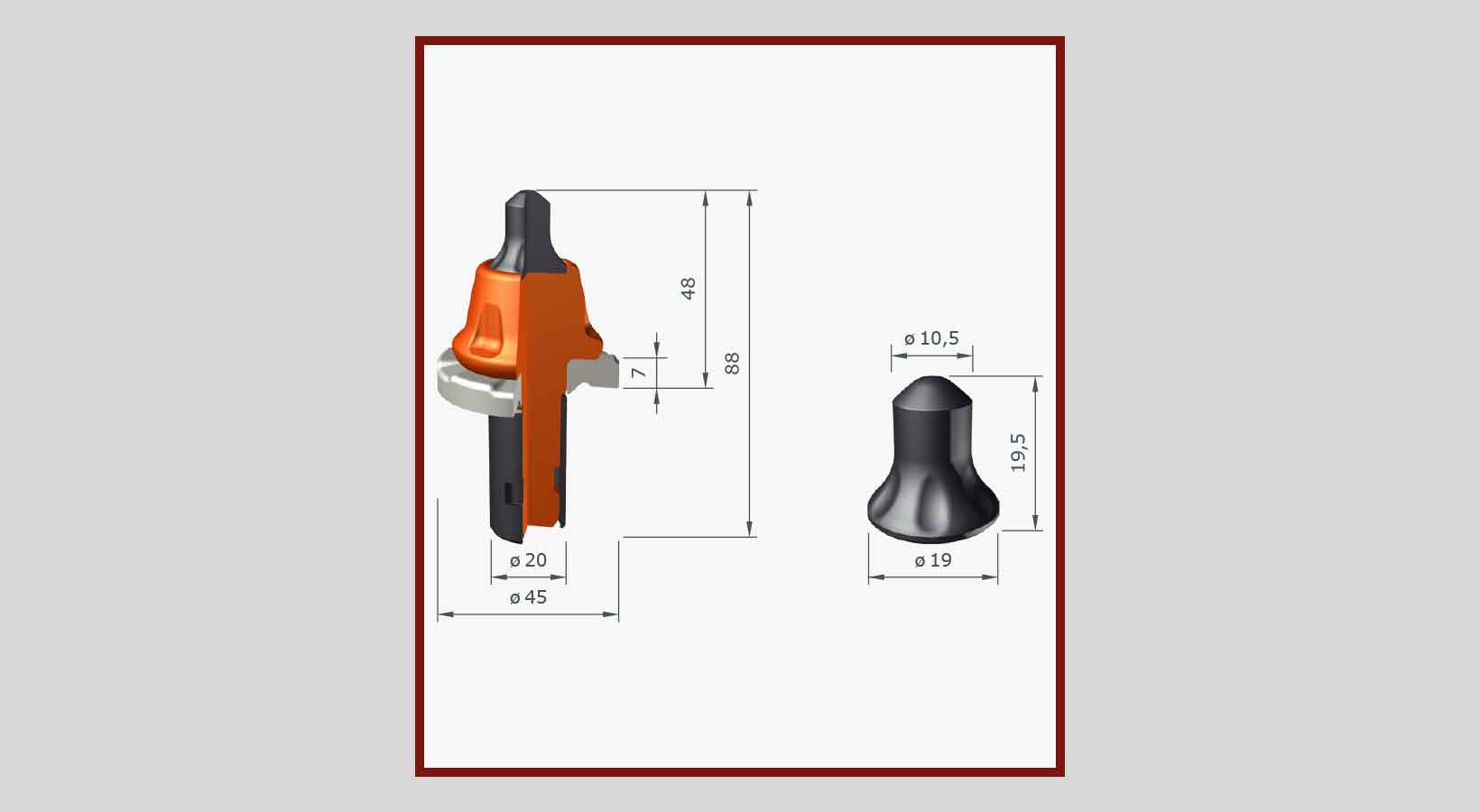 Rundschaftmeissel Strassenfräsen