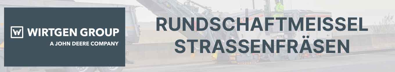 Rundschaftmeissel-Strassenfräsen